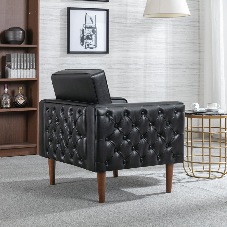 Tufted armchair hot sale sale